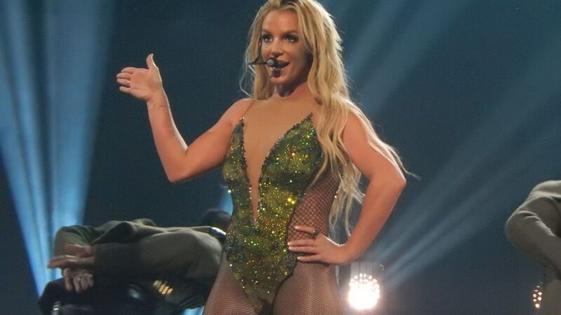 Britney Spears na koncertě v Londýně v roce 2016