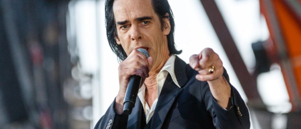 Nick Cave na festivalu v Německu v roce 2018