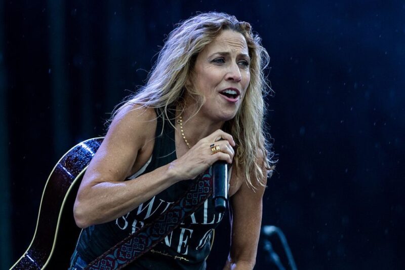 Sheryl Crow při vystoupení v roce 2018, Bourbon