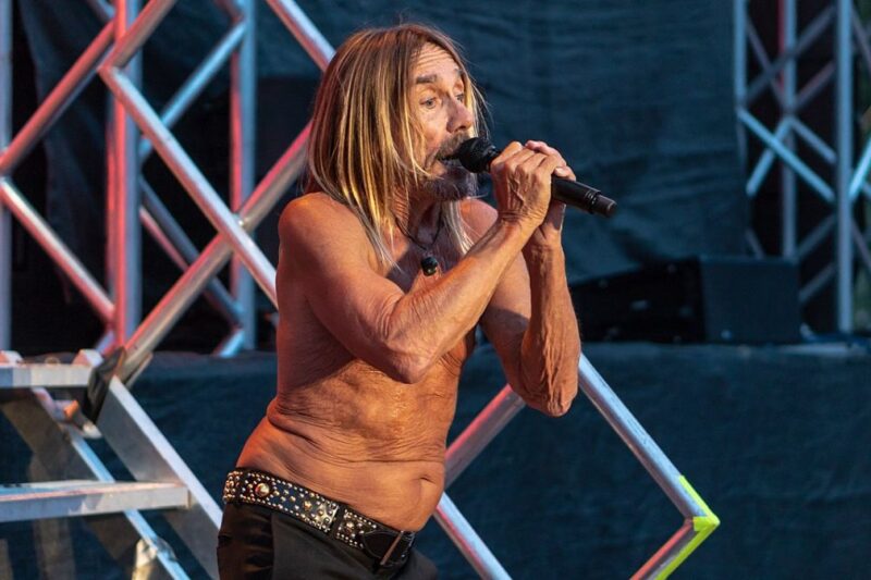 Iggy Pop na koncertě v roce 2018