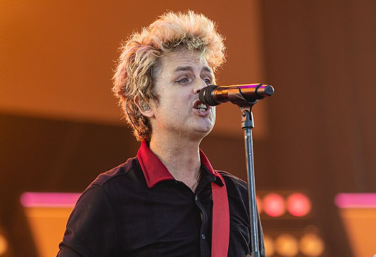 Billie Joe Armstrong na festivalu na Isle of Wight v roce 2024