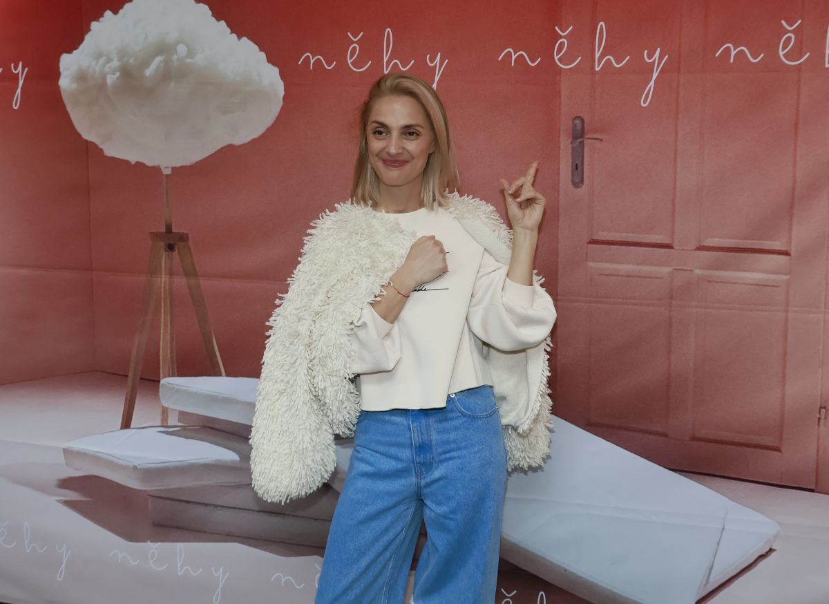 Bára Poláková na TK k chystanému turné Něhy