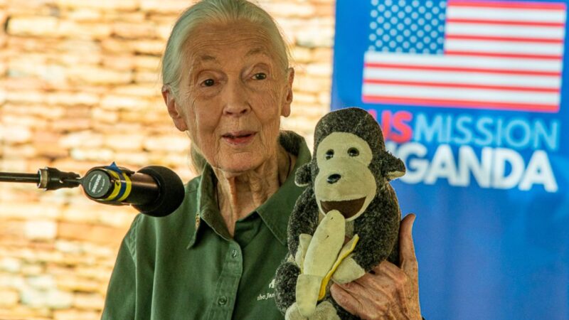 Jane Goodall, US Mission v Ugandě v roce 2022