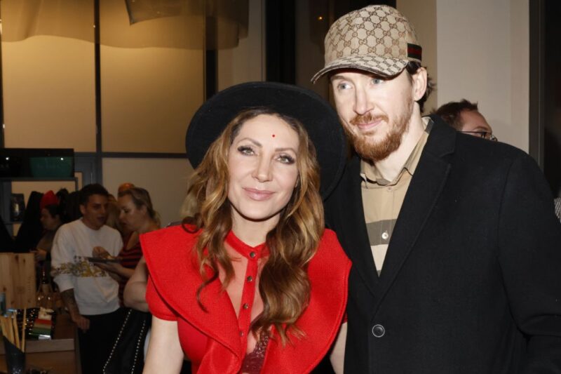 Olga Lounová s Janem Kreglem na křtu alba Život je náš