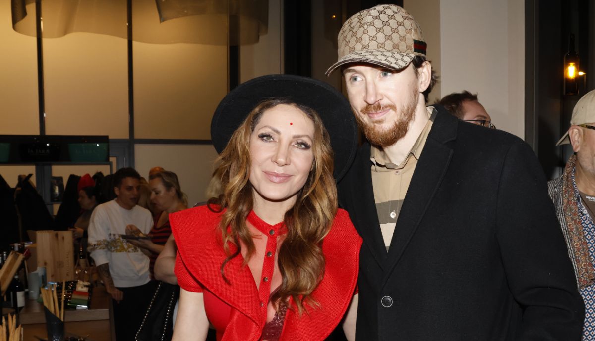 Olga Lounová s Janem Kreglem na křtu alba Život je náš