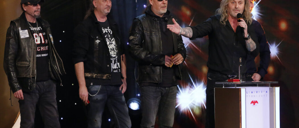 Skupina Kabát na vyhlášení ankety Český slavík Mattoni 2017