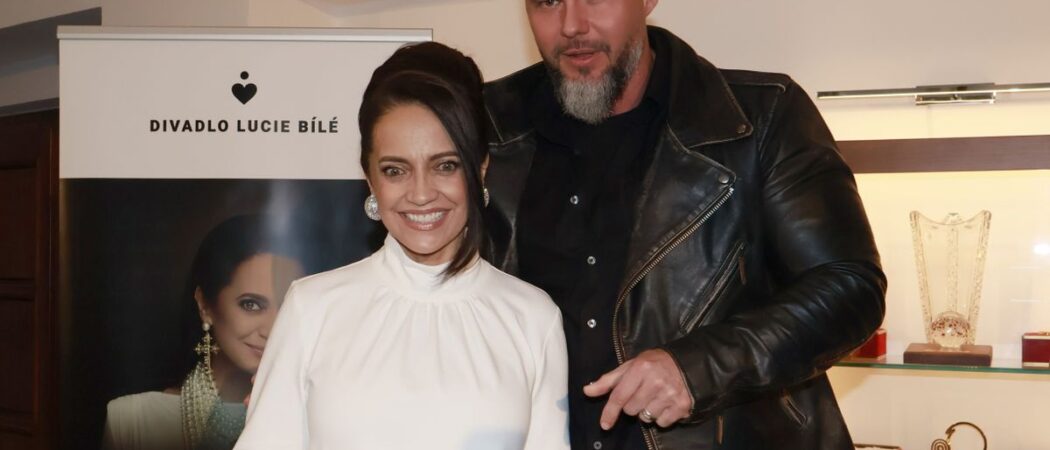 Lucie Bílá a Radek Filipi na křtu CD Vzkaz pro Ježíška