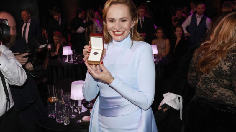 Monika Absolonová na vyhlášení ankety Český slavík 2025