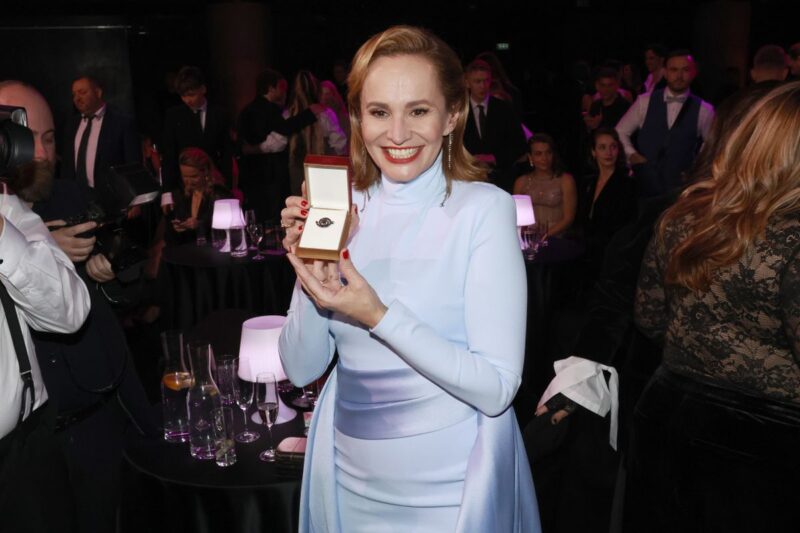 Monika Absolonová na vyhlášení ankety Český slavík 2025