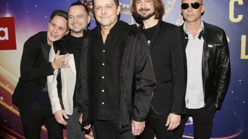 Skupina Chinaski na předávání cen Český slavík 2023