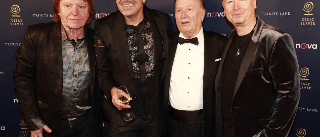 Kapela Olympic na předávání cen Český slavík 2024