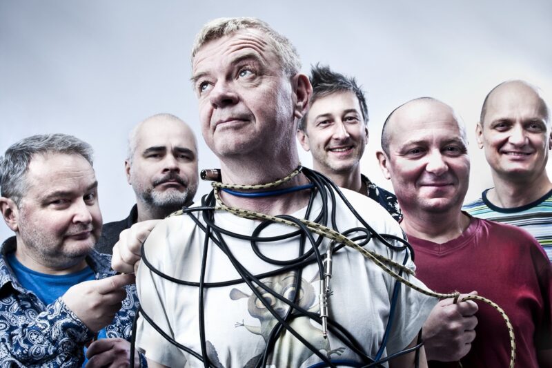 Fotografie skupiny Mňága a Žďorp