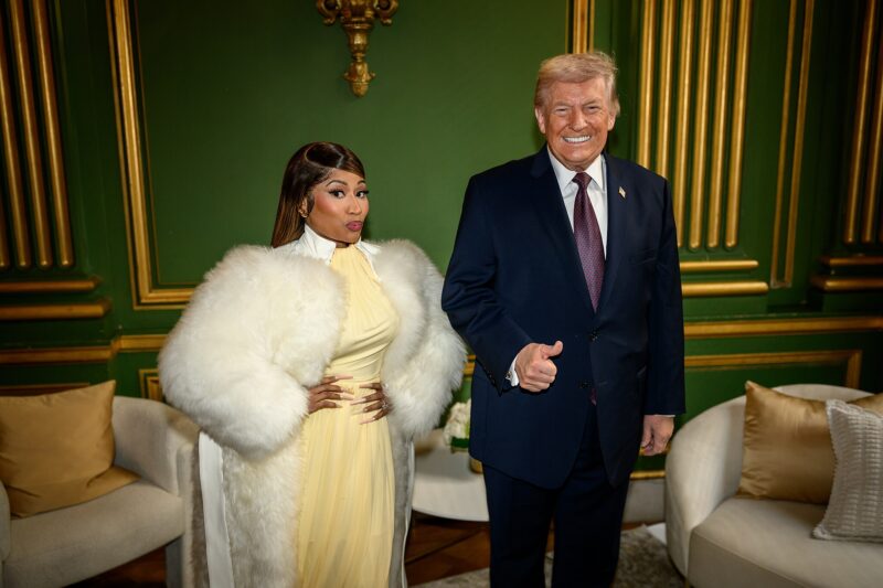 Nicki Minaj a Donald Trump