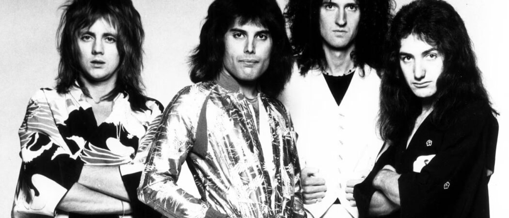 Queen v původní sestavě, foto z roku 1975