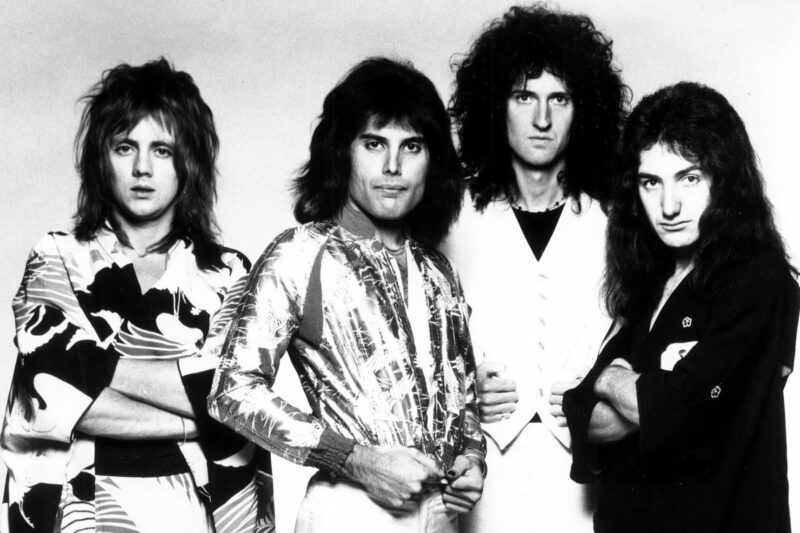 Queen v původní sestavě, foto z roku 1975