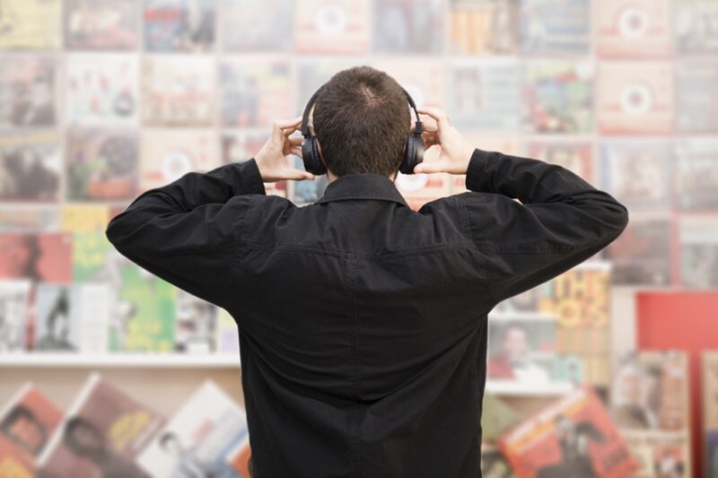 poslech hudby