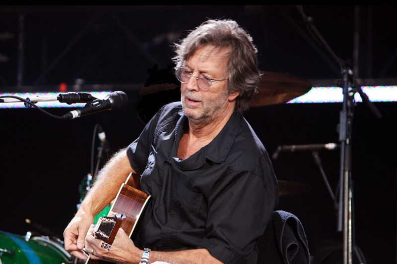 Eric Clapton v roce 2008 v Londýně