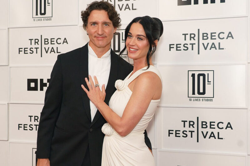 Katy Perry s Justinem Trudeauem na festivalu Tribeca