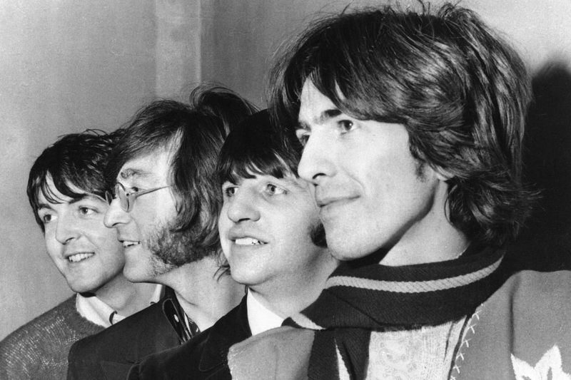 The Beatles v roce 1968 na tiskové konferenci