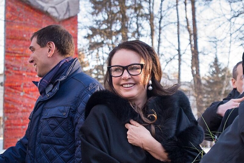 Sarah Brightman během koncertu v O2 areně